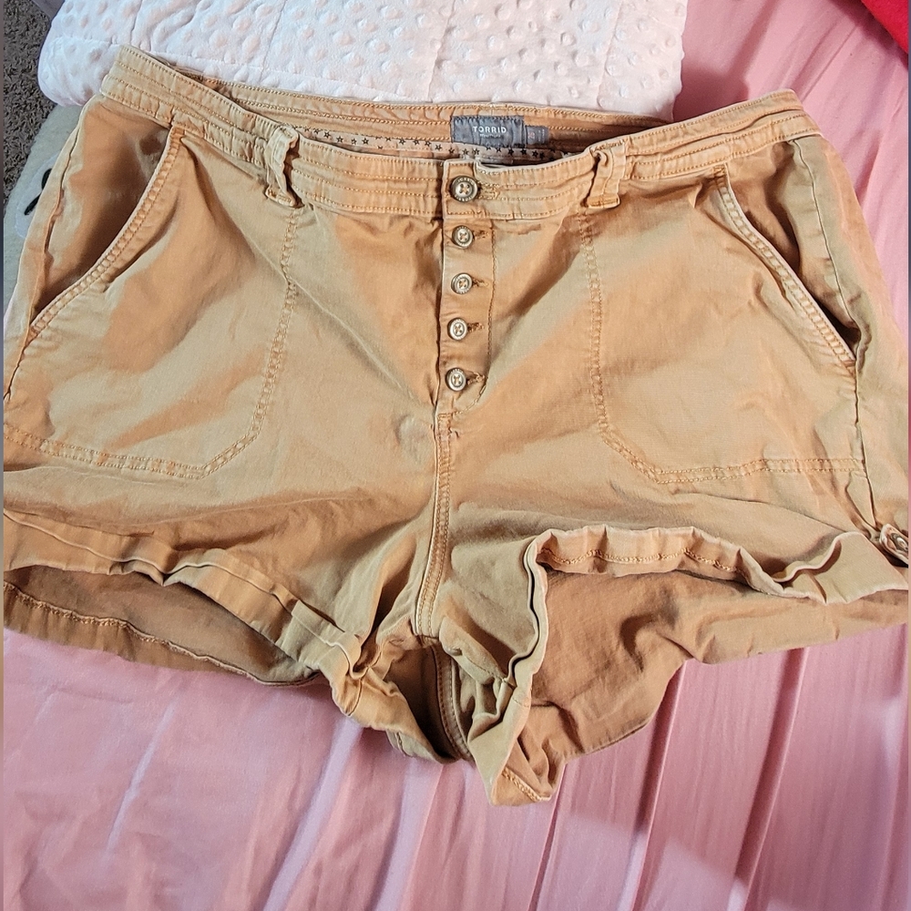 TORRID brown shorts